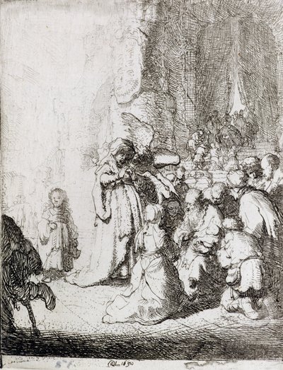 Presentazione al Tempio da Rembrandt van Rijn