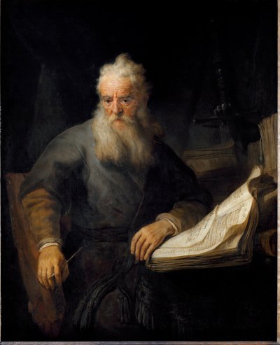 Rappresentazione di San Paolo da Rembrandt van Rijn