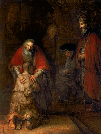 Ritorno del figliol prodigo, c.1668-69 da Rembrandt van Rijn