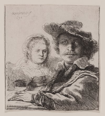 Autoritratto con Saskia da Rembrandt van Rijn