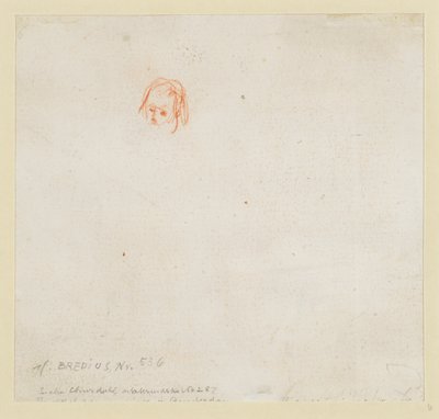 Piccolo studio di una testa da Rembrandt van Rijn