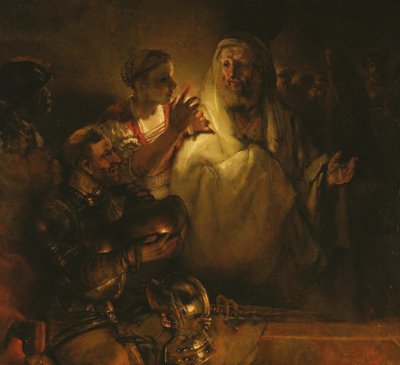 Il rinnegamento di San Pietro da Rembrandt van Rijn
