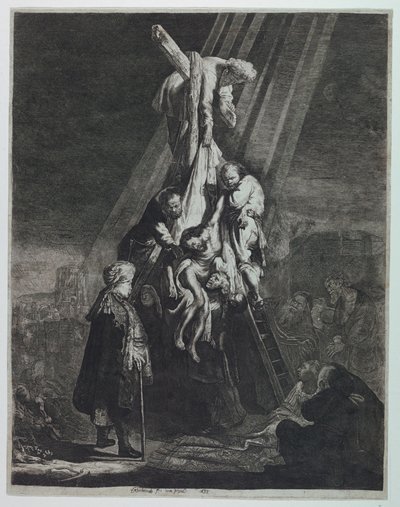 La discesa dalla croce da Rembrandt van Rijn