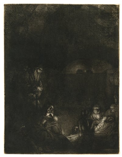 La sepoltura, c.1654 da Rembrandt Harmensz. van Rijn