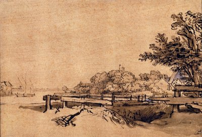Il molo da Rembrandt van Rijn