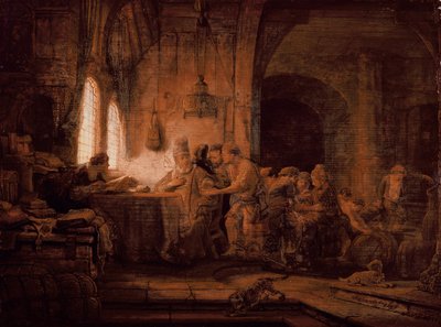 La Parabola dei Lavoratori nella Vigna da Rembrandt van Rijn