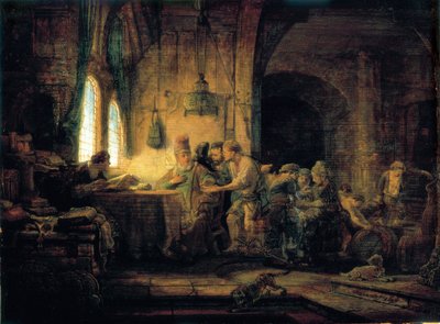 La parabola dei lavoratori nella vigna - 1637 da Rembrandt van Rijn