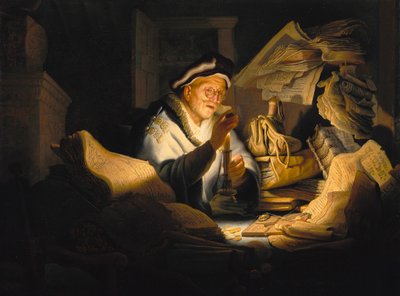 La parabola del ricco stolto da Rembrandt Harmensz. van Rijn