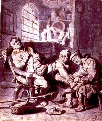 Il piede slogato da Rembrandt Harmensz. van Rijn
