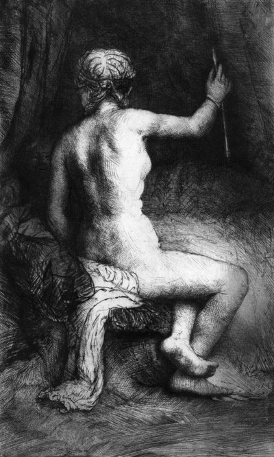 La donna con la freccia da Rembrandt van Rijn