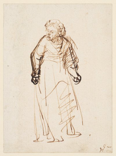 Donna che rimprovera da Rembrandt Harmensz. van Rijn
