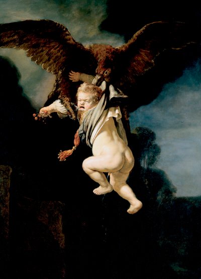Il rapimento di Ganimede da Rembrandt van Rijn