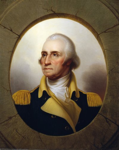 George Washington (tipo oblò) da Rembrandt Peale