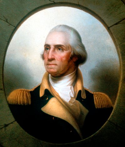 George Washington 1732-99, primo Presidente degli Stati Uniti 1789-97 da Rembrandt Peale