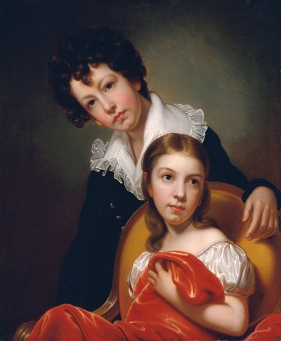 Michael Angelo e Emma Clara Peale, ca. 1826 da Rembrandt Peale