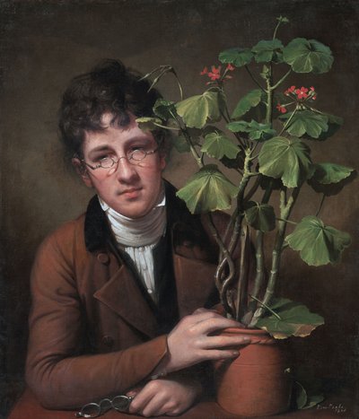Rubens Peale con un geranio da Rembrandt Peale