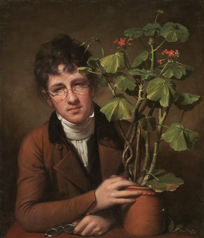 Rubens Peale con un geranio da Rembrandt Peale