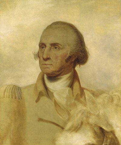 Schizzo per un ritratto di George Washington da Rembrandt Peale