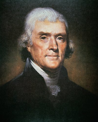 Thomas Jefferson da Rembrandt Peale