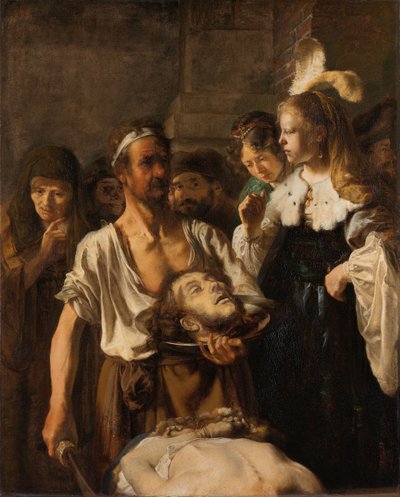 Salomè riceve la testa di Giovanni Battista da Rembrandt van Rijn (circle of)