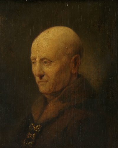 Ritratto di un uomo, forse il padre di Rembrandt, Harmen Gerritsz van Rijn da Rembrandt van Rijn (copy after)