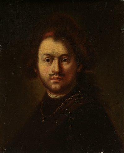 Ritratto di Rembrandt Harmensz. van Rijn da Rembrandt van Rijn (follower of)