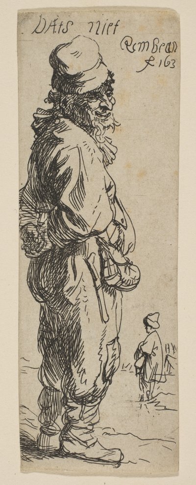 Un contadino risponde: Dats niet da Rembrandt van Rijn