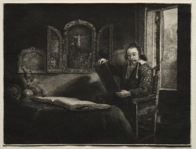 Abraham Francen, Farmacista, c1657 da Rembrandt van Rijn