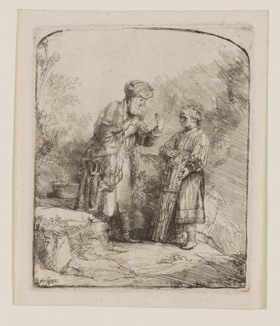 Abramo e Isacco da Rembrandt van Rijn