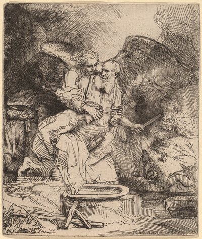 Il sacrificio di Abramo da Rembrandt van Rijn