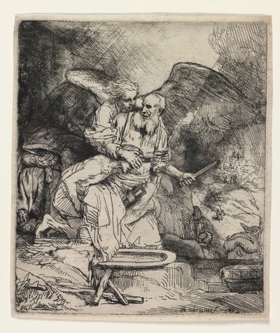 Il sacrificio di Abramo, 1655 da Rembrandt van Rijn