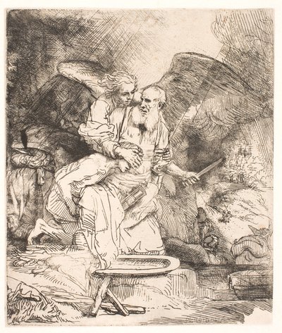 Il sacrificio di Abramo da Rembrandt van Rijn