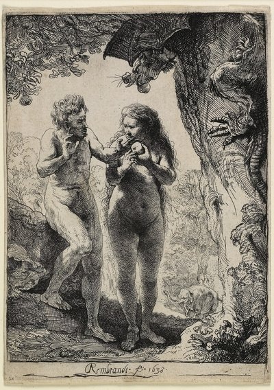 Adamo ed Eva da Rembrandt van Rijn