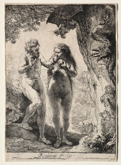 Adamo ed Eva da Rembrandt van Rijn