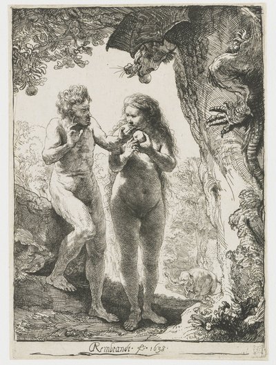 Adamo ed Eva da Rembrandt van Rijn