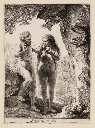 Adamo ed Eva da Rembrandt van Rijn