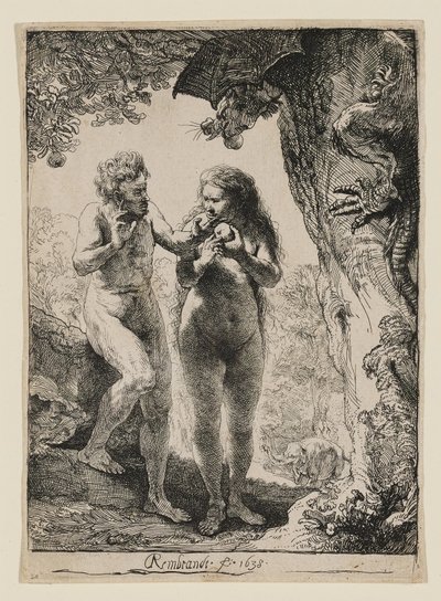 Adamo ed Eva da Rembrandt van Rijn