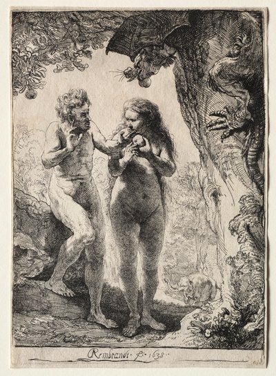 Adamo ed Eva da Rembrandt van Rijn