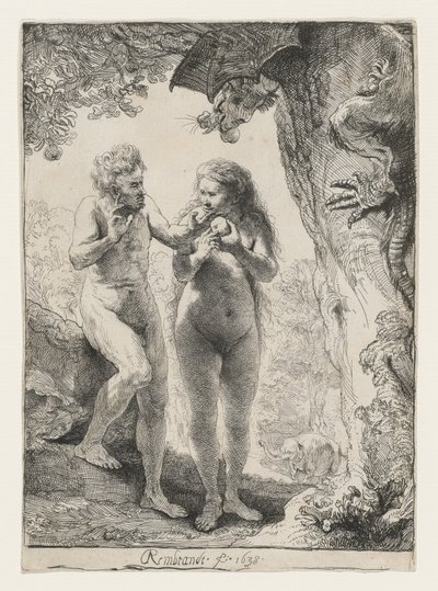 Adamo ed Eva da Rembrandt van Rijn
