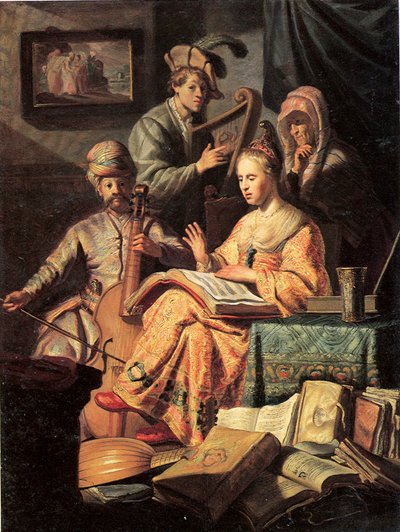 Allegoria della Musica, 1626 da Rembrandt van Rijn