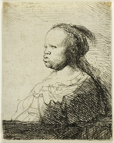 Una donna africana da Rembrandt van Rijn