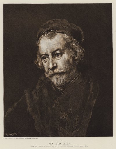 Un vecchio da Rembrandt van Rijn