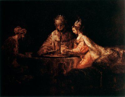 Assuero, Aman ed Ester, 1660 da Rembrandt van Rijn