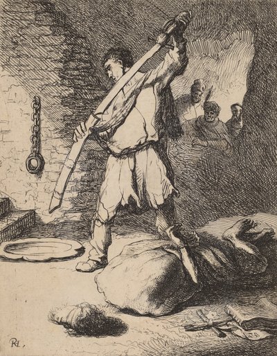 Decapitazione di Giovanni Battista da Rembrandt van Rijn