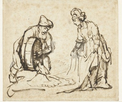 Boaz e Ruth da Rembrandt van Rijn