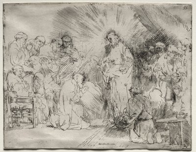 Cristo Appare agli Apostoli da Rembrandt van Rijn
