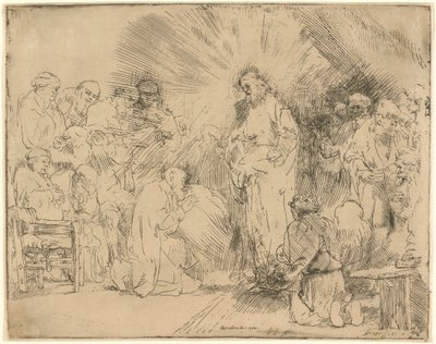 Cristo che appare agli apostoli da Rembrandt van Rijn