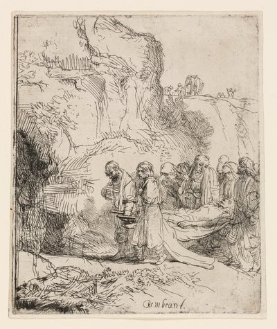 Cristo portato al sepolcro da Rembrandt van Rijn