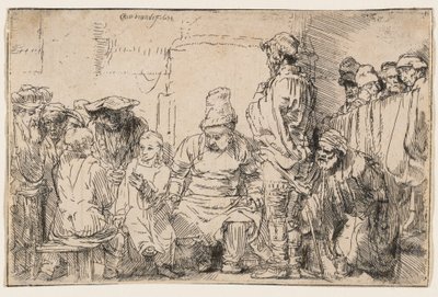 Cristo in discussione con i dottori da Rembrandt van Rijn