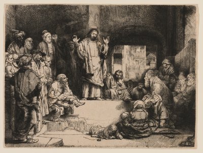 Cristo che predica da Rembrandt van Rijn
